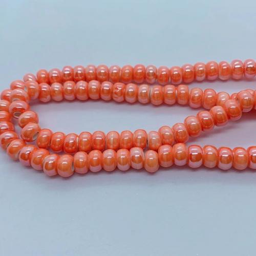 Porcelain Jewelry Beads Flat Round DIY Approx Sold By Bag