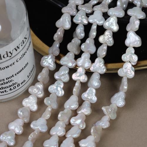 Baroko Kultūringas gėlavandenių perlų karoliukai, Gėlo vandens perlų, Barokas, Pasidaryk pats, baltas, 11mm, Parduota už Apytiksliai 37 cm Strand