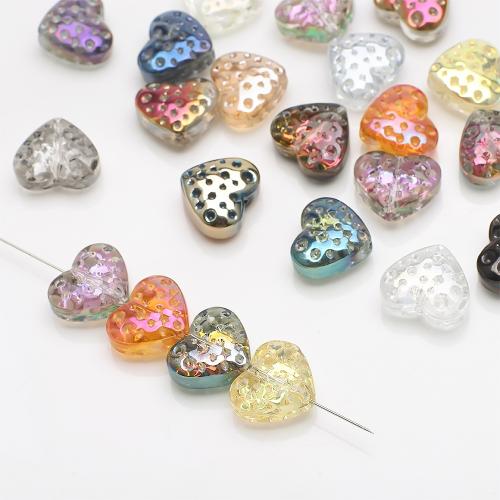 Fashion Glass Beads Heart DIY Approx 1mm Sold By Bag
