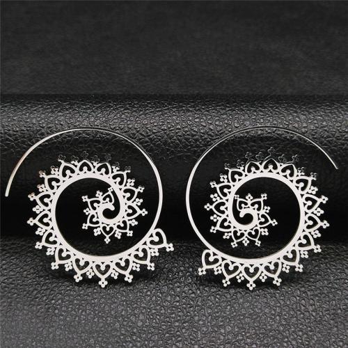 Stainless Steel Drop Earring 304 Stainless Steel polished fashion jewelry & for woman nickel lead & cadmium free Sold By Pair