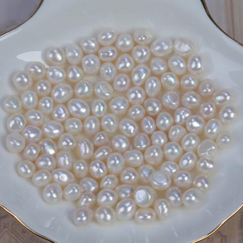 Keishi ferskvandskulturperle Beads, Ferskvandsperle, du kan DIY & forskellig størrelse for valg & forskellige stilarter for valg, hvid, Solgt af PC