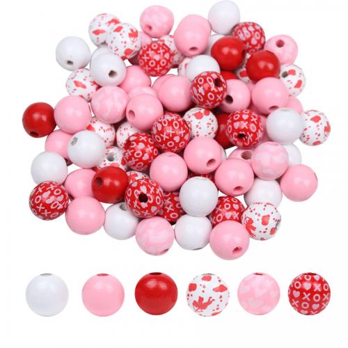 Wood Beads Schima Superba Round DIY & for couple Approx 4mm Sold By PC