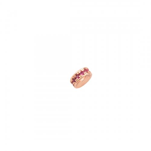 Cubic Zirconia grânulos de latão Micro Pave, cobre, desvanece-se e nunca alta qualidade chapeado, DIY & micro pavimento em zircônia cúbica, Mais cores pare escolha, níquel, chumbo e cádmio livre, 2x6x6mm, Buraco:Aprox 2.5mm, vendido por PC
