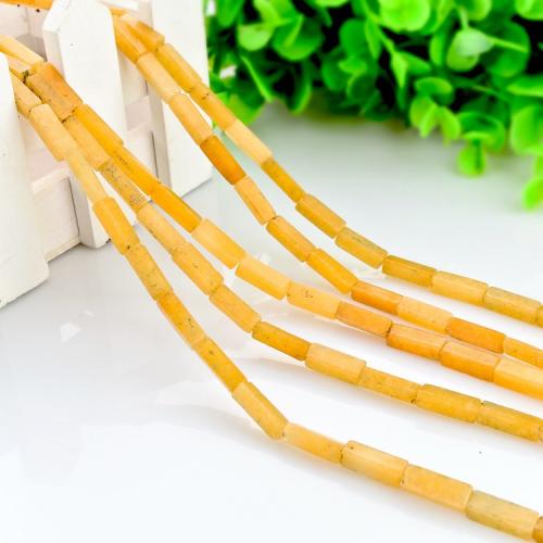 Natural Aventurine Beads Yellow Aventurine Rectangle DIY yellow Approx Sold By Strand