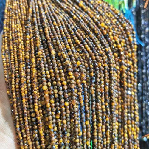 Natural Tiger Eye Beads Round DIY Sold By Strand
