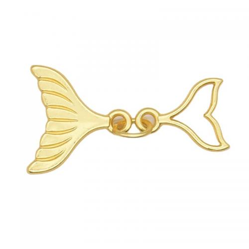 Zinc Alloy Pendants Mermaid tail sang gold plated DIY nickel lead & cadmium free Approx Sold By Bag