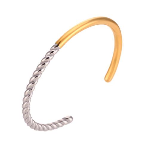 Stainless Steel Bangle 316L Stainless Steel Vacuum Ion Plating fashion jewelry & for woman 3.80mm Inner Approx 56.6mm Sold By PC