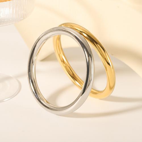 Stainless Steel Bangle 304 Stainless Steel Vacuum Ion Plating fashion jewelry & for woman 7.50mm Inner Approx 63.8mm Sold By PC