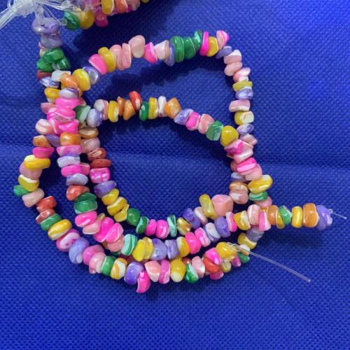 Natural Freshwater Shell Beads Trochus Oval DIY aboutuff1a5--7MM Sold Per Approx 38 cm Strand