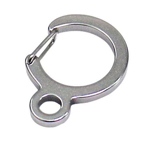 Stainless Steel Jewelry Clasp 304 Stainless Steel plated DIY silver color Sold By PC