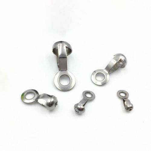 304 rostfritt stål Ball Chain-kontakt, DIY & maskinpolering & olika storlek för val, ursprungliga färgen, Säljs av PC