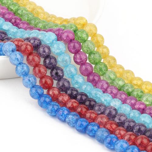 Okrugli Crystal perle, Kristal, možete DIY & različite veličine za izbor, više boja za izbor, Prodano By Strand