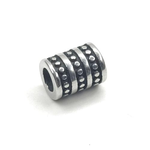 Spacer Beads Jewelry Titanium Steel Column Antique finish DIY nickel lead & cadmium free Approx 4.2mm Sold By PC