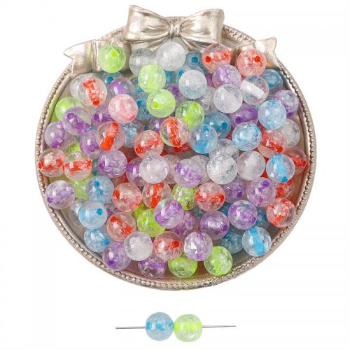 Perles bijoux en résine, Rond, DIY & normes différentes pour le choix, plus de couleurs à choisir, Trou:Environ 2mm, 10PC/sac, Vendu par sac