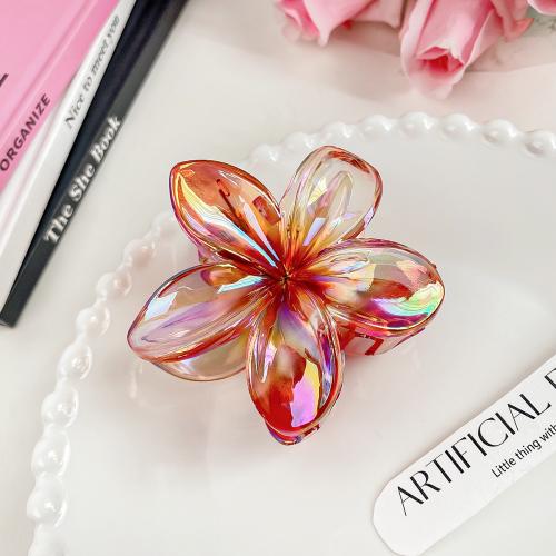 Hair Claw Clips Plastic Flower fashion jewelry Sold By PC