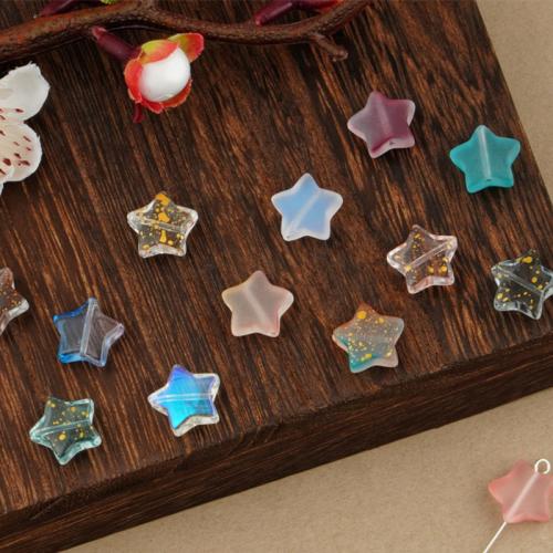 Ručno lampwork perle, Zvijezda, možete DIY, više boja za izbor, 13mm, Prodano By PC