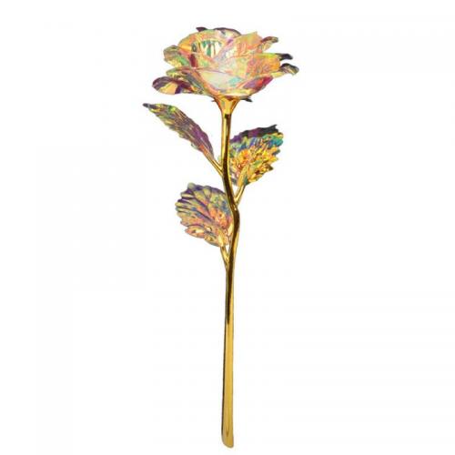 Plastic kunstbloem, Rose, meer kleuren voor de keuze, 250x85mm, Verkocht door PC