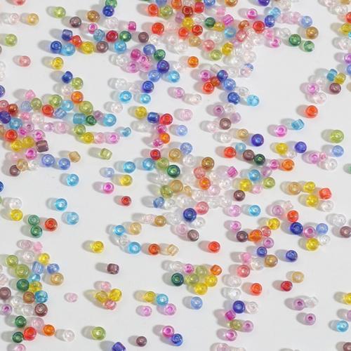 Plated Skleněné perličky, Sklo, Drum, DIY & různé velikosti pro výběr, více barev na výběr, Prodáno By Bag
