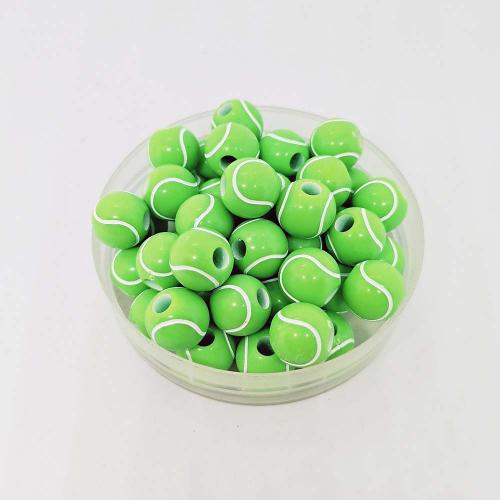 Acrylic Jewelry Beads Round injection moulding DIY 12mm Approx Sold By Bag
