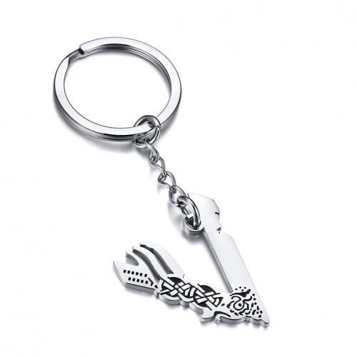 Stainless Steel Key Clasp 304 Stainless Steel multifunctional original color nickel lead & cadmium free Sold By PC