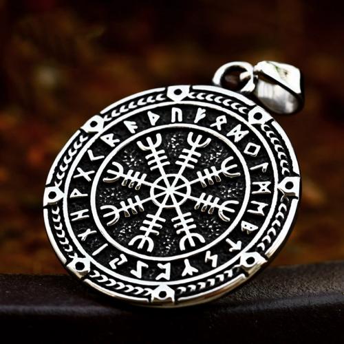Stainless Steel Pendants 304 Stainless Steel Compass polished vintage & DIY & blacken original color Sold By PC