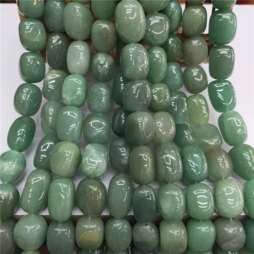 Natural Aventurine Beads Green Aventurine polished DIY green Approx Sold By Strand