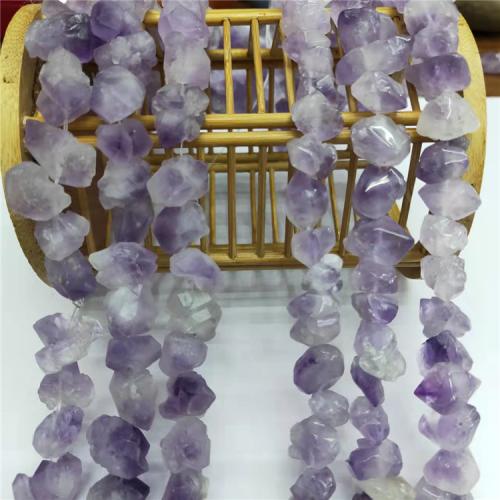 Natural Amethyst Beads polished DIY Length about 10-16mm Sold Per Approx 38 cm Strand