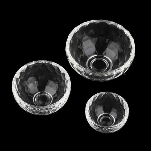 Kryształ Manicure Bowl, różnej wielkości do wyboru, Crystal Clear, sprzedane przez PC