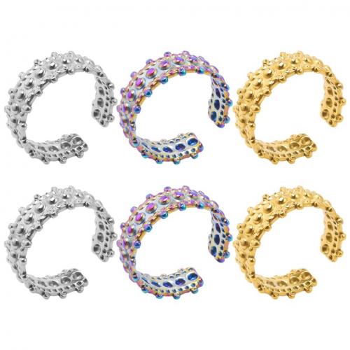 خاتم إصبع الفولاذ المقاوم للصدأ, 304 الفولاذ المقاوم للصدأ, مجوهرات الموضة & للجنسين, المزيد من الألوان للاختيار, 8mm, حجم:8, تباع بواسطة PC