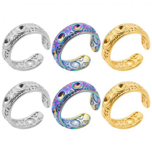 خاتم إصبع الفولاذ المقاوم للصدأ, 304 الفولاذ المقاوم للصدأ, مجوهرات الموضة & للجنسين, المزيد من الألوان للاختيار, 7mm, حجم:8, تباع بواسطة PC