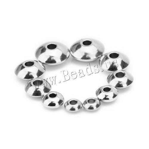 Stainless Steel Spacer Beads machine polished DIY Sold By Bag