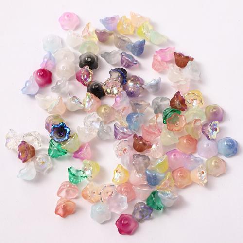 Ručno lampwork perle, Cvijet, možete DIY, više boja za izbor, 12mm, 50računala/Torba, Prodano By Torba