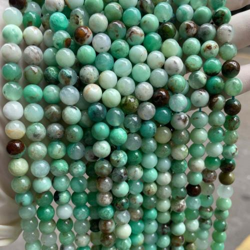 Jade perle, Australija Jade, Krug, možete DIY & različite veličine za izbor, miješana boja, Prodano By Strand