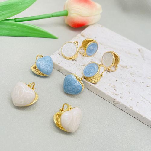 Brass Leverback Earring with enamel 18K gold plated fashion jewelry & for woman nickel lead & cadmium free Sold By Pair