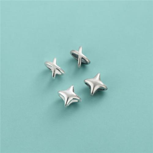 Spacer Beads Jewelry 925 Sterling Silver DIY Sold By PC