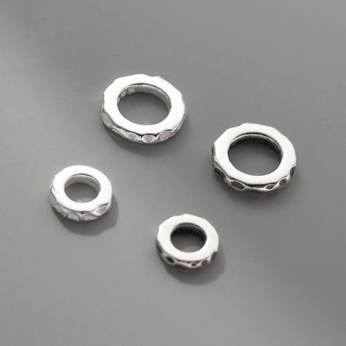 Spacer Kralen Sieraden, 925 Sterling Zilver, DIY & verschillende grootte voor keus, meer kleuren voor de keuze, Verkocht door PC