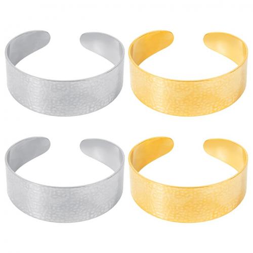 Stainless Steel Bangle 304 Stainless Steel Vacuum Ion Plating Adjustable & fashion jewelry & Unisex 22mm Inner Approx 55mm Sold By PC