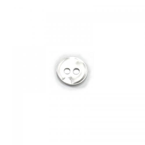 304 Stainless Steel 2-reikäinen Button, Litteä pyöreä, tee-se-itse & konehionta, alkuperäinen väri, nikkeli, lyijy ja kadmium vapaa, 13x13x1.30mm, Myymät PC