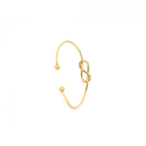 Brass Bracelet & Bangle Heart gold color plated fashion jewelry & for woman nickel lead & cadmium free 62mm Sold By PC