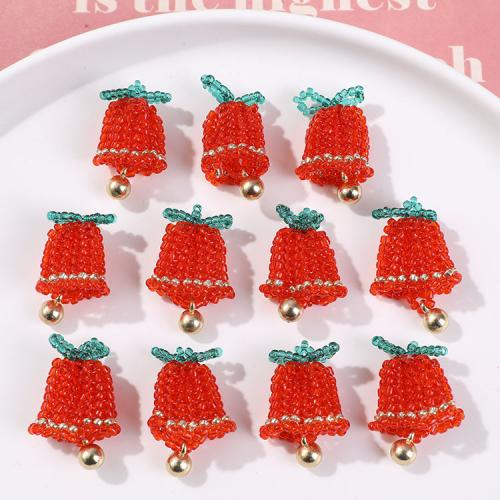 Hair Accessories DIY Findings Seedbead with Zinc Alloy red Sold By PC