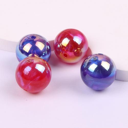 Plastične perle, Plastika, Krug, možete DIY, više boja za izbor, 16mm, Približno 10računala/Torba, Prodano By Torba