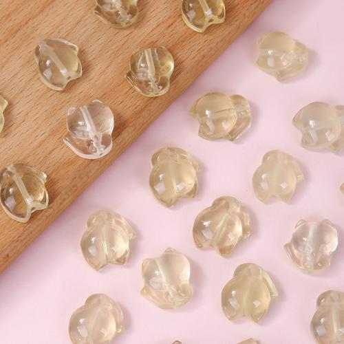 Perles Citrine naturelles, perles de citrine, renard, DIY, Jaune, 19x21mm, Vendu par PC