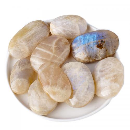Moonstone Decoration Oval decoration length 40-70mm Sold By PC
