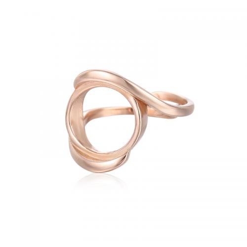 925 Sterling Silver Ring Bases rose gold color plated DIY nickel lead & cadmium free Sold By PC