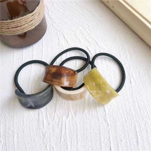 Ponytail Holder Plastic with Rubber Band handmade fashion jewelry & for woman Sold By PC