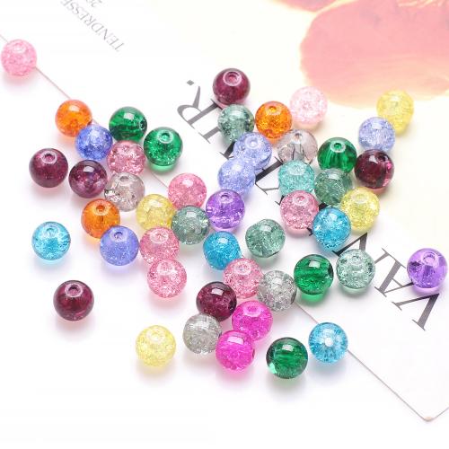 Fashion Glass Beads, Round, DIY, more colors for choice, 8mm, Approx 100PCs/Strand, Sold By Strand