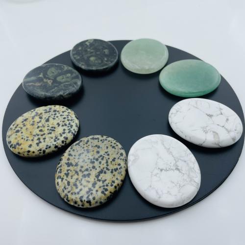 Natural Stone Cabochon Flat Round DIY Sold By PC