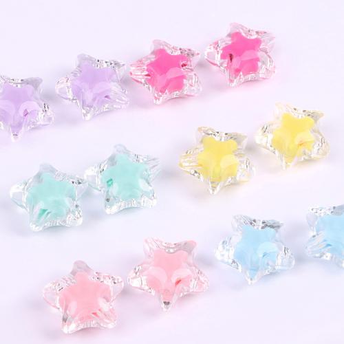 Resin Jewelry Beads Star DIY & 3D effect & epoxy gel Approx Sold By Bag