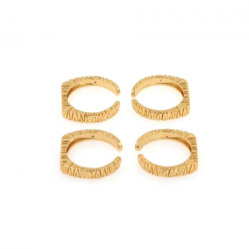 Brass Finger Ring 18K gold plated fashion jewelry & for woman nickel lead & cadmium free inner ~20mm Sold By PC