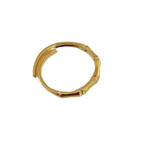 Brass Finger Ring gold color plated fashion jewelry & for woman golden nickel lead & cadmium free inner diameter 17mm Sold By PC